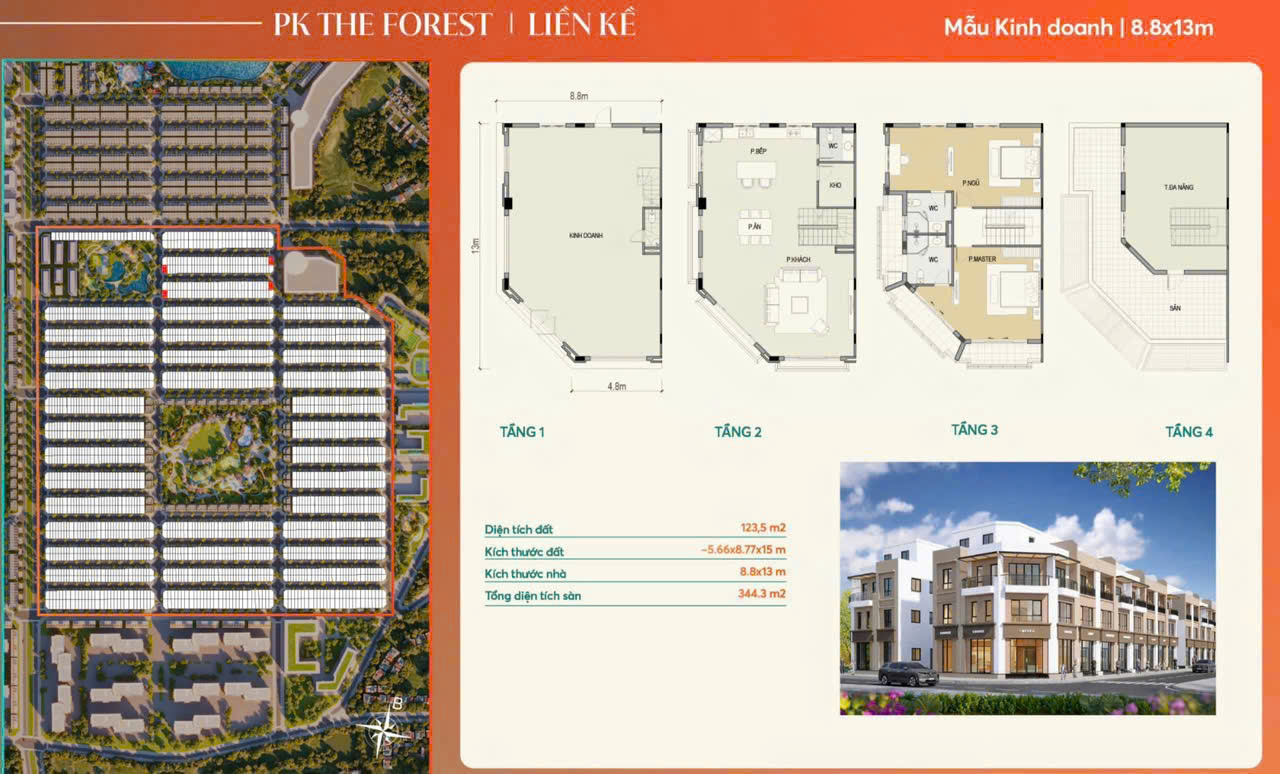 Shophouse tại Vinhomes Green City